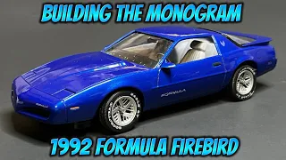 Quick build of the 1/24 scale Monogram 1992 Formula Firebird. #modelcars #pontiac #pontiacfirebird