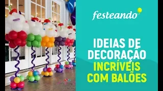 18 Ideias de Decoração com Balões