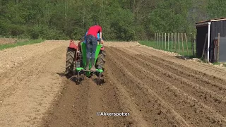 Akkerspotter @ Work Aardappels poten / Planting Potatoes 2018 Bomet