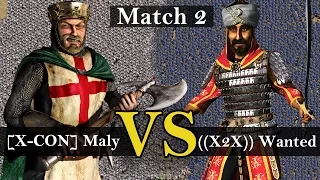 Stronghold Crusader “Golden” Tournament - [X-CON] Maly vs ((X2X)) Wanted | Match 2 | Final Round