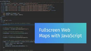 Quickly Create a Fullscreen Web Map with Javascript and the HERE Maps API