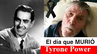 El día que MURIÓ Tyrone Power - Su adicción INCONTROLABLE le costó TODO