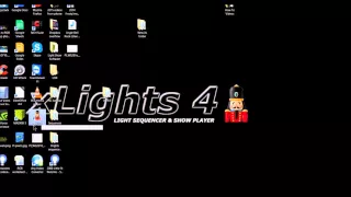 Opening a Leechburg Lights Original XLights Sequence