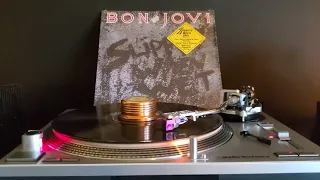 LIVING ON A PRAYER - BONJOVI.  LP VINYL NAGAOKA MP-200 CARTRIDGE.