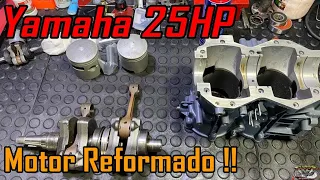 Yamaha 25: Montagem do Motor