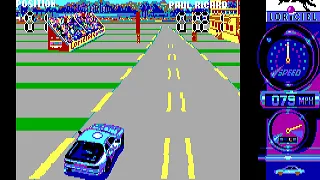 Turbo Cup PC MS-DOS Gameplay (EGA version)