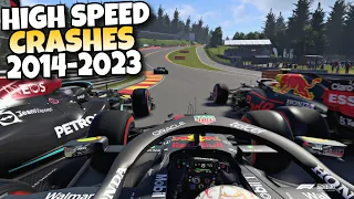 F1 HIGH SPEED CRASHES 2014 - 2023 #11