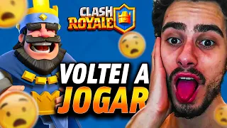 VOLTEI A JOGAR CLASH ROYALE DEPOIS DE MUITO TEMPO😍😍