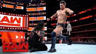 The Miz vs. Roman Reigns - Intercontinental Championship Match: Raw, Jan. 29, 2018