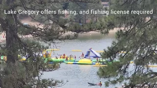 Lake Gregory Regional Park, Crestline, CA./ Waterpark/Beach/Fishing/Water Sports