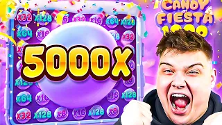 This NEW SUGAR RUSH 1000 SLOT MADE Me RICH!!.. (HUGE 5000X WIN)