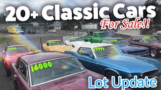 20+ Classic Cars for sale September 2023 Lot Update with Prices Bob Evans Classics