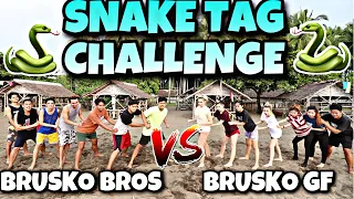 SNAKE TAG CHALLENGE!!! (BRUSKO BROS VS. BRUSKO GF)