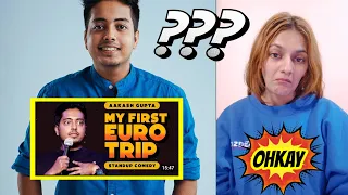 Pakistani Reacts To Akash Gupta For The First Time | My First Euro Trip - REACTION