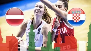 Latvia v Croatia - Full Game - FIBA U20 Women's European Championship 2018