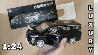 Unboxing Toyota Vellfire Diecast Model 1:24 | Che Zhi Diecast Model