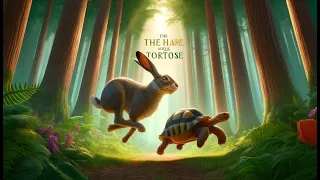The Story: The Hare🐇 and the Tortoise🐢.Adapted from Aesop's Fables.For Kid 🧒and baby👶.#kidstorygleam