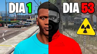 SOBREVIVENDO 100 DIAS EM UM APOCALIPSE NUCLEAR NO GTA 5!!!