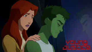 M'gann Finally Meet Gar Scene | Young Justice 4x16 M'gann Worried About Garfield Scene