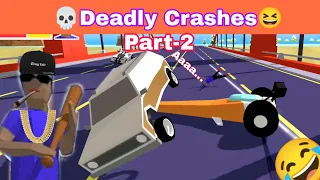 Deadly Crashes In Dude Theft Wars Part#2.Dude Theft Wars Funny Moments.😆💀😆