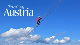 Climbing the Austrian Sky Ladder | Europes Biggest Zipline | Europe’s Highest Waterfall | Ice Cave