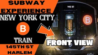 New York City Subway B Train (to 145th St) Front View