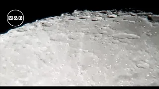 Last Night's Moon Through my Telescope - 4K