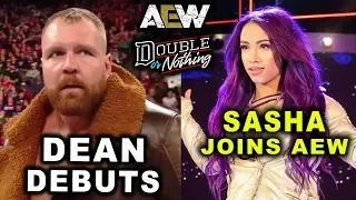 10 Last Second AEW Double or Nothing 2019 Rumors & Spoilers - Dean Ambrose & Sasha Banks Join AEW