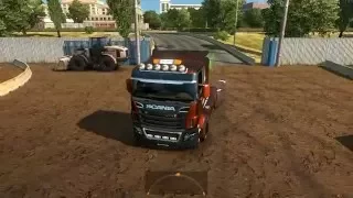 Euro truck simulator 2 - SCANIA illegal V8 mod
