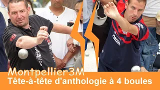 Finale historique à 4 boules Le Boursicaud vs Rocher : Les champions de pétanque à Montpellier