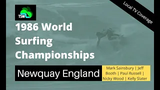 1986 World Surfing Championships Newquay