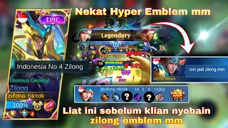 BARU TAU TERNYATA ZILONG EMBLEM MM LEBIH SAKIT🔥| Mobile Legends Bang-bang