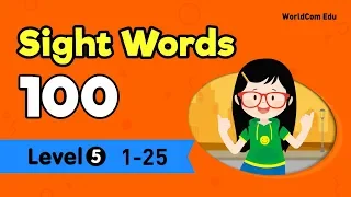 Learn English through Sight Words | Sight Words 100 Level 5 | Lesson 01-05 I 1.Africa -  25.became