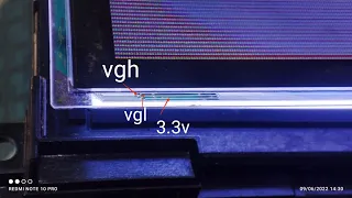 LED TV VERTICAL LINE#How to connect line on Glas panel?  24
