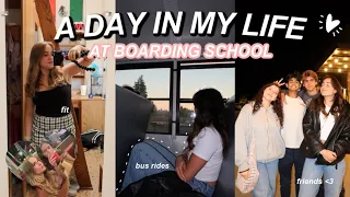 a BOARDING SCHOOL day in the life | soccer game, school, & mall trip!