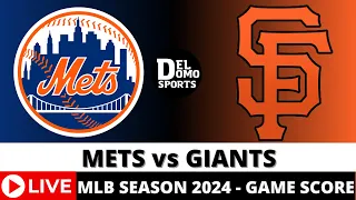 NEW YORK METS VS SAN FRANCISCO GIANTS LIVE ⚾️ MLB Game Score APR 24, 2024