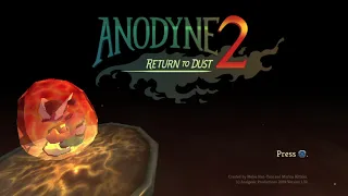 Anodyne 2 : return to dust - title screen