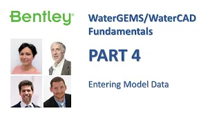 WaterGEMS/WaterCAD Fundamentals Part 4:  Entering Model Data