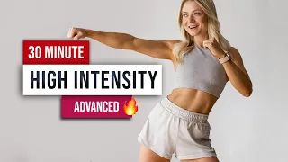 30 MIN KILLER HIIT WORKOUT - Full Body Advanced Home Workout - No Equipment, No Repeats