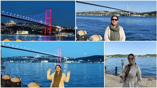 🇹🇷 Travelog Istanbul 2021/ Bosporus Bridge (Day/Night View) | Urdu Vlog |TODAY'S FUN