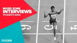Women's 400m Interviews | World Athletics Championships Doha 2019