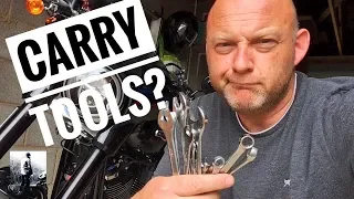 What tools to carry on Harley Sport Glide   Homemade Harley Tool Kit