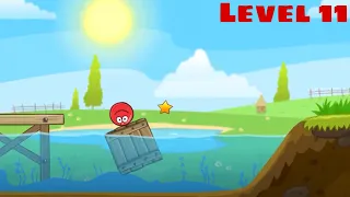 Red Ball 4 - Chapter 1 Green Hills - Level 11 Walkthrough Gameplay