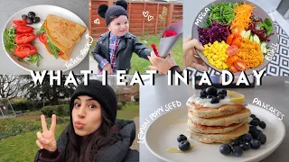 What I Eat In A Day | Valentines Surprise, Tiktok Tortilla Hack + Lemon Poppy Seed Pancakes! |