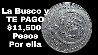 La Busco y TE PAGO $11,500 Pesos por ella / Monedas Mexicanas /Monedas de Mexico / Mexican coins