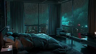 Звуки дождя и грома для сна - 99% мгновенно засыпают с Шум Дождя  и грома по Крыше в туманном лесу