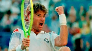 Jimmy Connors amazing point 1991 U.S. Open