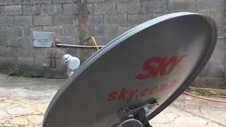 como encontrar o satélite da   SKY pré pago HD