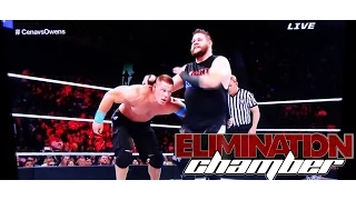 WWE Elimination Chamber 2015 John Cena vs Kevin Owens FULL MATCH REVIEW