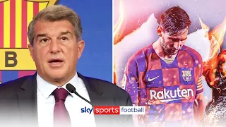 "We wanted Leo to stay" | Barcelona President Joan Laporta explains Messi situation